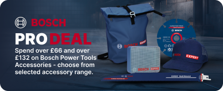 Bosch PRO Deals: Choose Bosch Professional Power Tool Accessories for a Free EXPERT Gift