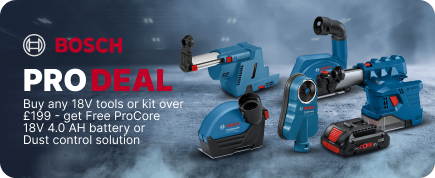 Bosch PRO Deals: Free Gifts with 18V Tools or Kits over £199