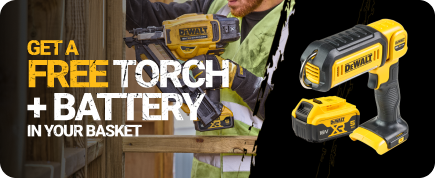 FREE DEWALT TORCH + BATTERY WITH SELECTED NAILER KITS