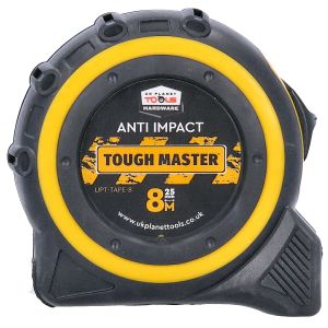  TOUGH MASTER 8m Tape Measure anti impact metric / imperial 