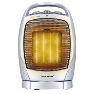 TOUGH MASTER® Mini Ceramic Fan Heater Oscillating 1500W 50 Hz| Ceramic Space Heater with thermostat | Portable