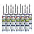 CT1 Silver TRIBRID® Multi Purpose Sealant & Adhesive - 290ml x12