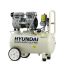 Hyundai 1hp 24L Oil Free Low Noise Portable Air Compressor 5.2CFM 118psi Direct Drive (HY7524)