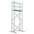 Krause Corda Scaffold Tower 3m Platform Height Aluminium with Anti-Slip Work Platform (916129)