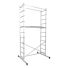 Krause Corda Aluminium Scaffold Tower 2m Platform Height with Anti-Slip Work Platform & Square Rungs (916280)