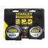 Stanley FMHT43041-0 FatMax Chrome Pocket Tape Measure Twin Pack