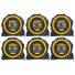 TOUGH MASTER® Tape Measure AUTOLOCK with 25mm Magnetic Blade Metric / Imperial - 5 Metres - Pack of 6