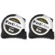 Stanley 0-33-887 FatMax Pro Pocket Metric Only Tape Measure Rule 5m Pack of 2