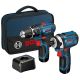 Bosch 06019A6979 12V Professional Combi Drill & Impact Driver Twin Pack With 2 x 2.0Ah Batteries, Charger & Tool Bag