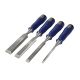 IRWIN MAR444S4  Bevel Edge Chisel Blue Chip Handle Set 4 Piece