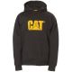 Caterpillar Trademark Hooded Sweatshirt - Size: 4X Colour: Black