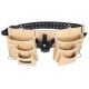 TOUGH MASTER® Suede Tool Pouch Belt Apron Multi Pocket with 2 Hammer Loops & Tape Holder - 1.6 Metres (TM-154SP)