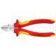 Knipex 70 06 160 Diagonal Cutter insulated With multi-component grips, VDE-tested chrome-plated 160 mm