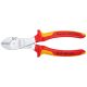 Knipex 74 06 180 High Leverage Diagonal Cutter insulated with multi-component grips, VDE-tested chrome-plated 180 mm