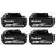 Makita Genuine BL1850 18V 5.0Ah Li-Ion LXT Battery Pack of 4