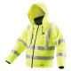 Makita CJ106DZL 12V CXT Cordless High Visibility Heated Jacket - Size Large