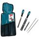 Makita D-72198 5.5mm Chainsaw Chain Blade Sharpening Set in Roll Up Pouch