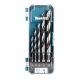 Makita D-72861 5 Piece Wood Drill Bit set