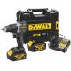 Dewalt DCD100P2T 18V XR Cordless Brushless Combi Drill With 2 x 5.0Ah Batteries, Charger & Case