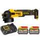 DeWalt DCG409 18V XR Brushless Flexvolt Advantage 125mm Angle Grinder With 2 x 9.0Ah Batteries & Charger