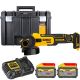 DeWalt DCG409 18V XR Brushless Flexvolt Advantage 125mm Angle Grinder With 2 x 9.0Ah Batteries, Charger & TSTAK VI Case