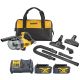 DeWalt DCV501L 18V Cordless Brushless Stick Vacuum L-Class Vacuum With 2 x 4.0Ah Batteries, Charger & Bag