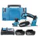 Makita DKP180RTJ 18V LXT Cordless 82mm Planer With 2 x 5.0Ah Batteries, Charger & Case