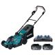 Makita DLM330 18V LXT Cordless 330mm Lawn Mower With 2 x 6.0Ah Batteries & DC18RD Twin Port Charger