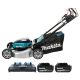 Makita DLM532PG2 18V/36V LXT Cordless Brushless 530mm Lawn Mower With 2 x 6.0Ah Batteries & Charger