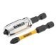 DeWalt DT70535T-QZ PZ2 50mm Impact Torsion Screwdriver Bits With Screwlock Sleeve - Pack of 2