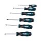 Makita E-10528 6 Piece Slotted, Phillips & Pozi Screwdriver Set