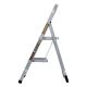 TOUGH MASTER® Steel Step Ladder Folding Step Stool with Handrail & Wide Platform - 2 Steps (TM-SSL2)