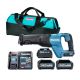 Makita JR001GD202 40v Max XGT Brushless Reciprocating Saw with 2 x 2.5Ah Batteries, Charger, Adaptor & Tool Bag