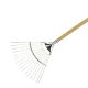 Kent & Stowe K/S70100062 Stainless Steel Long Handled Lawn & Leaf Rake, FSC