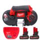 Milwaukee M12BS 12V Sub Compact Cordless Bandsaw With 2 x 5.0Ah Batteries & Charger