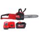 Milwaukee M18FCHSC 18V Cordless FUEL Compact Chainsaw With 1 x 12.0Ah Battery & Charger