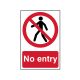 Scan No Entry - PVC 200 x 300mm