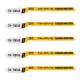 TOUGH MASTER Jig Saw Blade Set 5pc,HCS 20TPI,wood curved cut