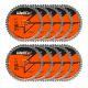 WellCut® TCT Extreme Circular Saw Blade 165mm x 20mm x 48T, Suitable for DSS610, DSS611, DCS391 - Pack of 10