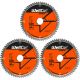 WellCut® TCT Extreme Circular Saw Plunge Saw Blade 160mm x 20mm x 60T, Suitable for Festool - TS55 Pack of 3