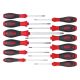 Wiha WHA41002 SoftFinish Screwdriver Set, 12 Piece