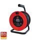 Faithfull XMS2220CABLE Open Drum Cable Reel 13A 2-Socket 20m - 230V