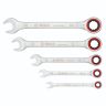 Bosch 1600A02Z3D Professional 5 Pieces Ratchet/ Spanner Set 