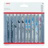 Bosch 2607011171 10 Piece All In One Jigsaw Blade Set