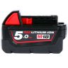 Milwaukee M18B5 18V M18 5.0Ah Fuel Red Lithium-Ion Battery