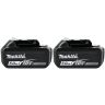 Makita Genuine BL1850 18V 5.0Ah Li-Ion LXT Battery Twin Pack