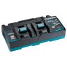 Makita DC40RB XGT 40Vmax Li-ion Twin Port Battery Charger- 240V