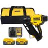 DeWalt DCN930P2 18V XR Cordless Brushless First Fix 90mm Framing Nailer With 2 x 5.0Ah Batteries, charger & Bag