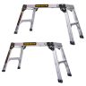 TOUGH MASTER 760 x 300mm Step Up Aluminium Work Platform Pack of 2