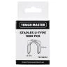 TOUGH MASTER U-Type Staples 1000Pcs Replacement Staples for Heavy Duty Staple Gun Galvanised Steel - 12 Millimeters (TM-SNU12)